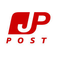 흰색 배경에 빨간색 양식화된 JP 로고와 그 아래에 POST 텍스트가 있는 모습.